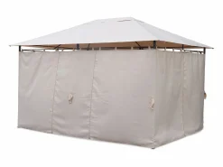 Sweeek Cenador Y Quiosco|Gazebo de jardín 3x4m con cortinas