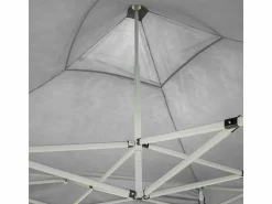 Gazebo plegable de 3 x 6 pulgadas recubierto de PVC impermeable Blanco Sale