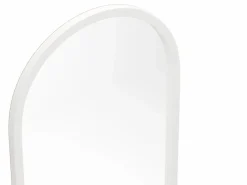 OZAIA Espejo De Pared|Espejo|Gran espejo arco de madera de paulownia - L. 65 x Alt. 170 cm - Negro - SHANGI