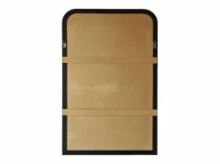 OZAIA Gran espejo de madera de paulownia - L. 120 x H. 190 cm - efecto latón - HELOISE Dorado Discount