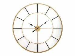 OZAIA Gran reloj de pared de metal, D. 110 cm, , ASHLAND Dorado Online