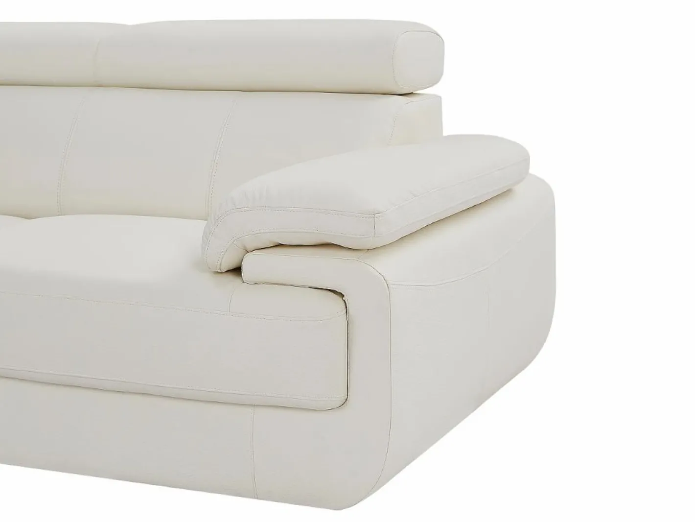 Gran sofá 7 plazas piel ángulo izquierdo ELEVANTO^Vente-unique Discount