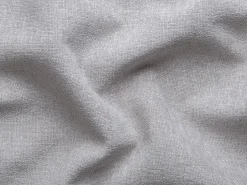 Vente-unique Gran sofá cama rinconera izquierda panorámico en tela texturizada DAVISO Gris claro New