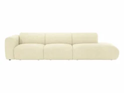 Maison Céphy Sofás Y Sillones|Todos Los Sofás|Gran sofá de 5 plazas con reposabrazos izquierdo de pana POGNI de