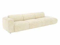 Maison Céphy Sofás Y Sillones|Todos Los Sofás|Gran sofá de 5 plazas con reposabrazos izquierdo de pana POGNI de