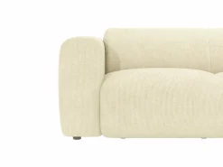 Maison Céphy Sofás Y Sillones|Todos Los Sofás|Gran sofá de 5 plazas con reposabrazos izquierdo de pana POGNI de