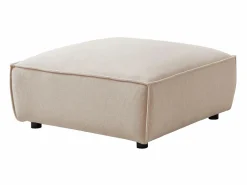 Vente-unique Sofá Modular|Gran sofá rinconera derecha y otomano de pana en BORORE