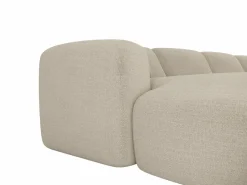 Maison Céphy Gran sofá rinconera panorámico de tela POGNI de Beige Sale
