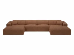 Maison Céphy Sofá Vintage|Sofá Xxl|Gran sofá rinconera panorámico de pana POGNI de