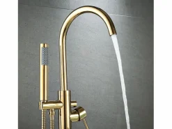 Rea Grifo De Bañera De Suelo Lungo Gold Dorado Clearance
