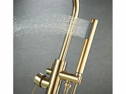 Rea Grifo De Bañera De Suelo Lungo Gold Dorado Clearance