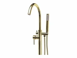 Rea Grifo De Bañera De Suelo Lungo Gold Dorado Clearance