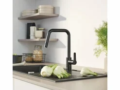 Grifo de cocina con grifo Start caño alto mate 2 chorros^GROHE
