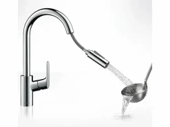 HANSGROHE Grifo De Cocina|Grifo de cocina con Focus M41 240 chorro cromado de 2 chorros