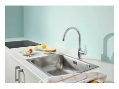 GROHE Grifo de cocina Start Curve Quickfix cromado Gris claro Clearance