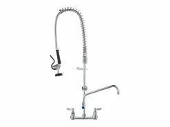 Grifo de Cocina SucceBuy para Fregadero de Cocina de Montaje en Pared - Con Rociador de Prelavado, 91 cm^ Clearance