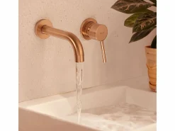Rea Grifo Empotrado Oculto Lungo Brush Copper + Box Cobrizo Outlet