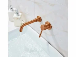 Rea Grifo|Grifo Empotrado Oculto Lungo Long Brush Copper + Box