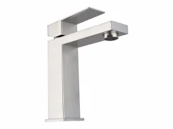 Shower & Design Grifo mezclador de acero inoxidable, acero inoxidable cepillado, Largo: 5 cm x Altura: 17,3 cm x Pr. : 15,2 cm, CANILAS Plateado Clearance