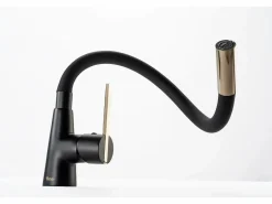 Rea Grifo Para Cocina Bateria Kuchenna Icon Black/Gold Negro Outlet