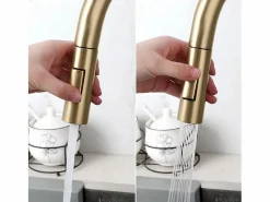 Rea Grifo|Grifo Para Cocina Eco Fresh Brush Gold