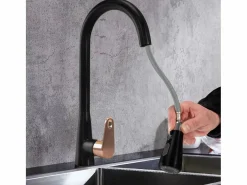 Rea Grifo Para Cocina Mild Black/Rose Gold Negro Best