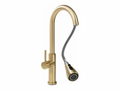 Rea Grifo Para Cocina Nest Brush Gold Dorado New