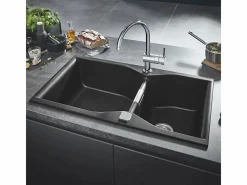 Minta mezclador de cocina con caño alto cromado^GROHE New