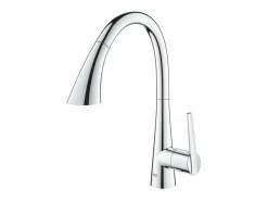 Zedra Mezclador de cocina de 3 chorros, caño alto, cromado, ducha extraíble^GROHE Best