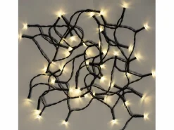 Guirnalda Exterior Cable Negro LED con Batería 3.5m Cálido 2700K^Ledkia New
