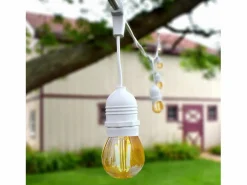 Guirnalda Exterior con Bombillas LED E27 Filamento 5.5m IP65 4000K Neutro^Ledkia Discount