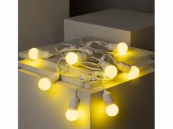 Guirnalda Exterior con Bombillas LED E27 5.5m IP65 Blanco Amarillo^Ledkia Hot