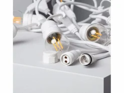 Ledkia Guirnalda Exterior con Bombillas LED E27 Filamento 5.5m IP65 2700K Cálido Blanco Sale
