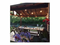 Ledkia Guirnalda Exterior con Bombillas LED E27 Filamento 5.5m IP65 2700K Cálido Blanco Sale