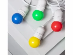 Ledkia Guirnalda Exterior con Bombillas LED E27 5.5m IP65 Blanco Multicolor Online