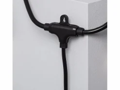 Guirnalda Exterior con Bombillas LED E27 Filamento 5.5m IP65 Negro 2700K Cálido^Ledkia Online