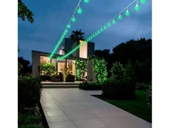 Ledkia Guirnalda Exterior con Bombillas LED E27 5.5m IP65 Blanco Verde Multicolor Outlet