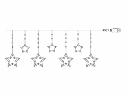 Guirnalda Exterior LED Estrella 1.2m 3000K Blanco Cálido^Ledkia New