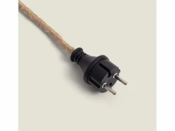 Ledkia Guirnalda Luminosa|Energía Solar|Guirnalda Hemp Naturae Luces Exterior 10 Portalámparas Textil Natural 10m IP65 10 m
