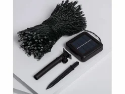 Guirnalda Solar Exterior Cable LED 22m 3000K Blanco Cálido^Ledkia New