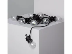 Ledkia Guirnalda Luminosa|Guirnalda Solar Exterior LED de Bombillas Kepler 7m