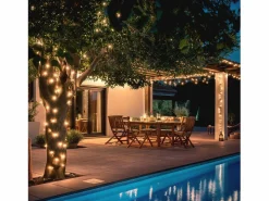 Ledkia Guirnalda Solar Exterior Cable LED 12m RGB Negro New
