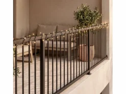 Guirnalda Solar Exterior Cable LED 12m 3000K Blanco Cálido^Ledkia Online