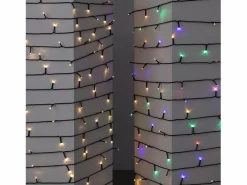 Guirnalda Solar Exterior Cable LED 12m 3000K Blanco Cálido^Ledkia Online