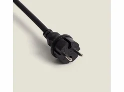 Ledkia Guirnaldas para Exterior IP44 Cable Eléctrico Plano con Portalámparas E27 a Medida 25 m Negro Outlet