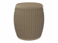 Gyrth Caja de almacenaje de jardín 4 en 1 polipropileno marrón claro^Garden Furniture Hot