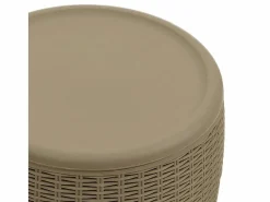 Gyrth Caja de almacenaje de jardín 4 en 1 polipropileno marrón claro^Garden Furniture Hot
