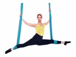 Hamaca De Yoga Aéreo SucceBuy 5,5 Metros, Nailon, , Kit Completo Para El Fitness Azul