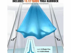 Esterillas De Yoga|Hamaca de Yoga SucceBuy, Armazón y Hamaca de Yoga Aéreo, Carga de 250 kg, Kit de Hamaca Aérea, para el Yoga Interior y Exterior,