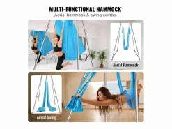Esterillas De Yoga|Hamaca de Yoga SucceBuy, Armazón y Hamaca de Yoga Aéreo, Carga de 250 kg, Kit de Hamaca Aérea, para el Yoga Interior y Exterior,